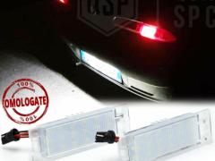 Placchette Luci Targa LED per Alfa Romeo 156 (97-07) | CANbus NO Errori | 18 LED Luce Potente BIANCO