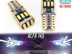 Luci di Posizione LED per Alfa Romeo 145 | 2 Lampadine T10 W5W 6500K Bianco Ghiaccio | 100% CANBUS