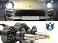 Lampade LED H7 per Porsche Macan 95B Luci Anabbaglianti Lenticolari CANbus | 6500K 12000LM