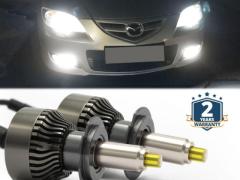 Kit Lampadine LED H7 per Mazda 3 BK Luci Bianche Anabbaglianti CANbus Fari LENTICOLARI