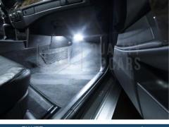 2 Luci LED Vano Piedi Per BMW Serie 1 E81, E82, E87, E88 | Plafoniere LED Abitacolo Bianche POTENTI 