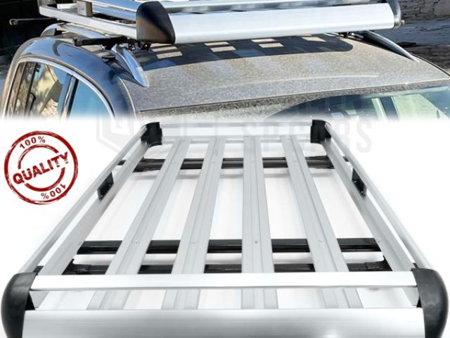 Bagagliera PORTAPACCHI Tetto Per Mitsubishi Pajero | Cestello Portabagagli in ALLUMINIO - 1/2