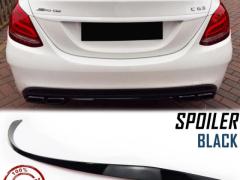 SPOILER Posteriore PER Mercedes Classe C (W205) 2014> | Alettone NERO Adesivo