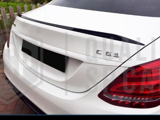 SPOILER Posteriore PER Mercedes Classe C (W205) 2014> | Alettone NERO Adesivo - 2/2