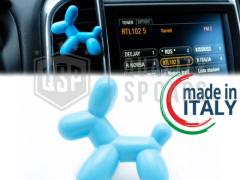 PROFUMATORE Auto Cagnolino Little DogÂ® CELESTE Applicabile su Bocchette Aria Mini | NEUTRALIZZA ODO