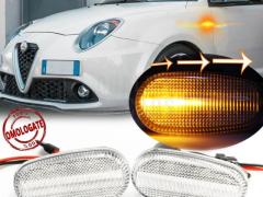 Frecce LED Dinamiche Laterali per Alfa Romeo Mito, SEQUENZIALI Omologate, CANbus No Errori