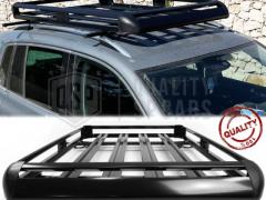 Cestello PORTAPACCHI Tetto Per Fiat Freemont, Sedici | Bagagliera Portabagagli in ALLUMINIO Nero