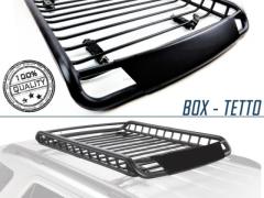 PORTABAGAGLI Box Tetto PER Vetture ROVER | Bagagliera Portapacchi Off Road in Acciaio