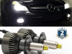 Kit Luci LED per Mercedes SL R230 Restyling Anabbaglianti H7 CANbus | Bianco Puro 6500K 12000LM