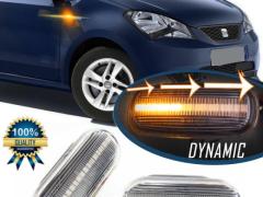 Frecce LED Dinamiche per SEAT MII (2011>) | Laterali Sequenziali Omologate, CANbus No Error