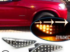 Frecce Laterali LED Dinamiche Sequenziali per BMW X3 F25 (10-17) | Omologate, CANbus No Errori