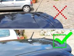 Antenna Corta 8 cm ad Avvitamento PER VW T-CROSS in Fibra di Carbonio, VERA RICEZIONE Segnale RADIO