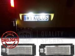 2 Placchette Luci Targa LED CANbus Per Fiat Ducato 4, Omologate | Luce Bianca 6500K NO Errori