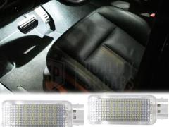 2 Luci LED Vano Piedi Per Porsche CAYMAN 987 Mk1 | Plafoniere LED Luci Abitacolo Bianche | CANbus