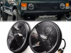 2 FARI LED 7'' Pollici Per RANGE ROVER CLASSIC 6500K Bianco Ghiaccio | Anabbaglianti + Abbaglianti