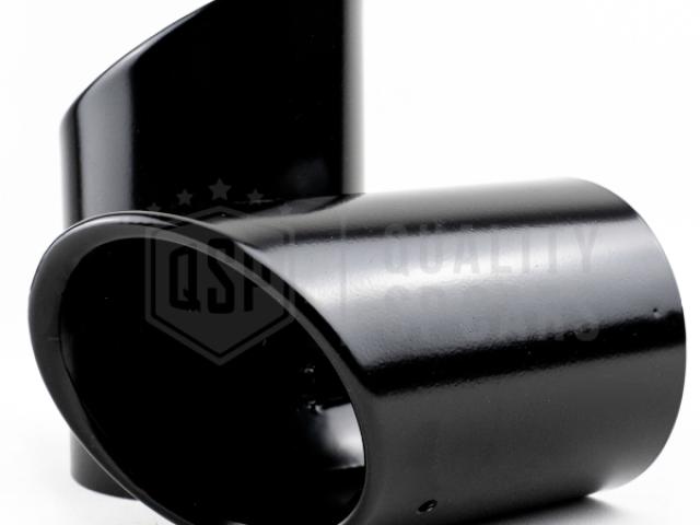 2 TERMINALI di Scarico DX + SX per FORD Mustang 6 in ACCIAIO Inox NERO | Ad Incastro - 2/2