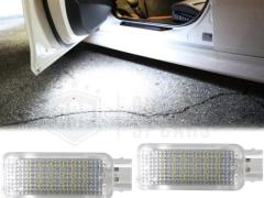 2 Luci di Cortesia LED Per Audi Audi A1 8X | Plafoniere LED Sottoporta Luce Bianca | CANbus NO Error