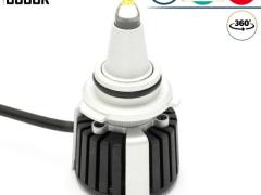 1 Lampadina Full LED 9006 al Quarzo 360° CANBUS | Luce Fari Bianca Potente 6500K 55W