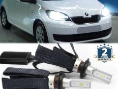 Kit Full LED H7 per Skoda CITIGO Restyling Luci Anabbaglianti CANbus | Bianco Potente 6500K 8000LM