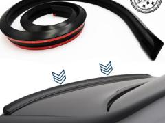 SPOILER Alettone Posteriore Per MERCEDES CL-SL-S COUPÉ, Lama per Cofano,  Nero Adesivo Flessibile i