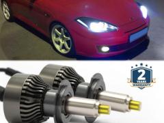 Kit Luci LED per Hyundai COUPÉ 2 Restyling Anabbaglianti Lenticolari H7 CANbus | 6500K 12000LM