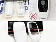 Cover Rigida Bianca, Guscio per Chiave Mercedes Classe CLS (C257) , Copertura Protezione Telecomando