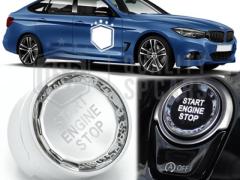Pulsante START STOP per Bmw Serie 3 GT F34 con Tasto OFF | Tasto di Accensione Motore CRYSTAL
