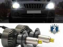 Kit LED H7 CANbus per Hyundai TERRACAN Luci Anabbaglianti Bianco Ghiaccio 6500K 12000LM