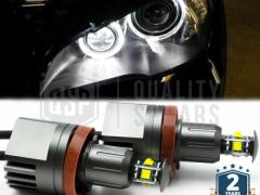 ANGEL EYES LED H8 Per BMW X5 E70 | Luci di Posizione Bianche Potenti 40W CANbus NO ERRORI
