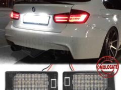 2 Luci Targa LED per BMW SERIE 3 F30 F31 | Placchette LED 6500K Bianco Ghiaccio CANbus | Plug &