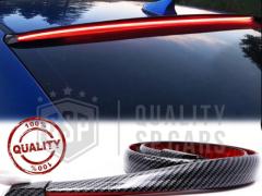 SPOILER LED Posteriore Per Mini Clubman | Striscia LED DINAMICA, Alettone Adesivo Fibra di Carbonio