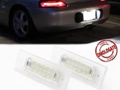 Placchette Luci Targa LED per PORSCHE BOXSTER (986) 96-04 | CANbus, Plug & Play | 6.500K Ghiacci