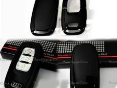 Cover RIGIDA Nero Metallizzato, GUSCIO per Chiave Audi R8 (4S), Copertura Protezione Telecomando in 