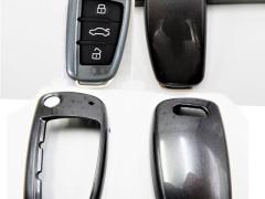 Cover RIGIDA Grigio, GUSCIO per Chiave Audi Q2 (GA) 2016>, Copertura Protezione Telecomando in AB
