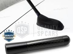 Antenna Corta 8 cm ad Avvitamento PER FIAT 500X in Fibra di Carbonio, VERA RICEZIONE Segnale RADIO A