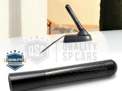 Antenna Corta 8 cm ad Avvitamento PER BMW i3 in Fibra di Carbonio, VERA RICEZIONE Segnale RADIO AM-F