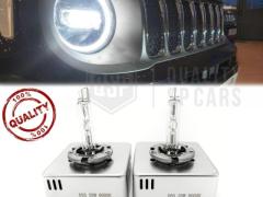 2 Lampade BI Xenon D5S di Ricambio per JEEP RENEGADE Restyling Luce Bianca Intensa 6000K 35W