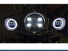 1 FARO 7'' Pollici FULL LED DRL Per MOTO o VEICOLI Con Faro Tondo | Luce Bianca 6500K