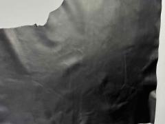 Scampolo pelle vitello anilina nero – Y28
