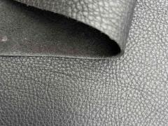 Scampolo pelle vitello nero bottalato – M22