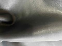 Scampolo pelle vitello anilina nero – M12