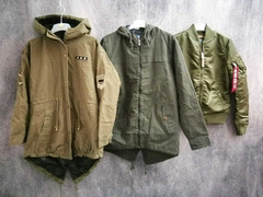 Stock di capispalla mix brand 80 pezzi
