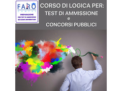 CORSO DI LOGICA PER CONCORSI PUBBLICI E TEST DI AMMISSIONE UNIVERSITARIA