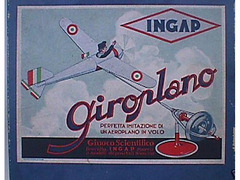 Ingap Giroplano in latta anno 1934