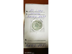 10 LIRE SPIGHE ANNO 1977